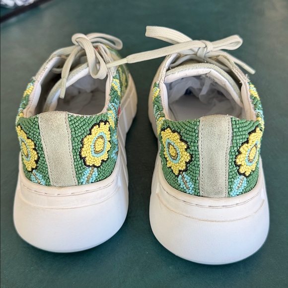Free People Floral Beaded Platform Sneakers - Picture 12 of 12